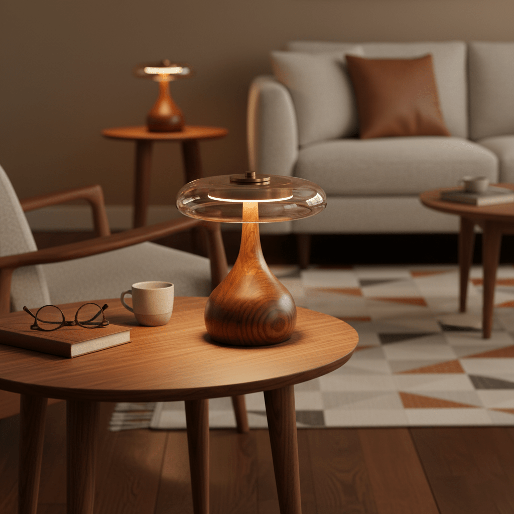 Table Lamp with Fabric Shade-Lighting > Table Lamps-casanuva-casanuva
