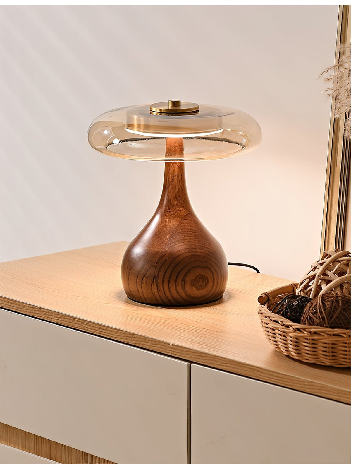 Table Lamp with Fabric Shade-Lighting > Table Lamps-casanuva-casanuva