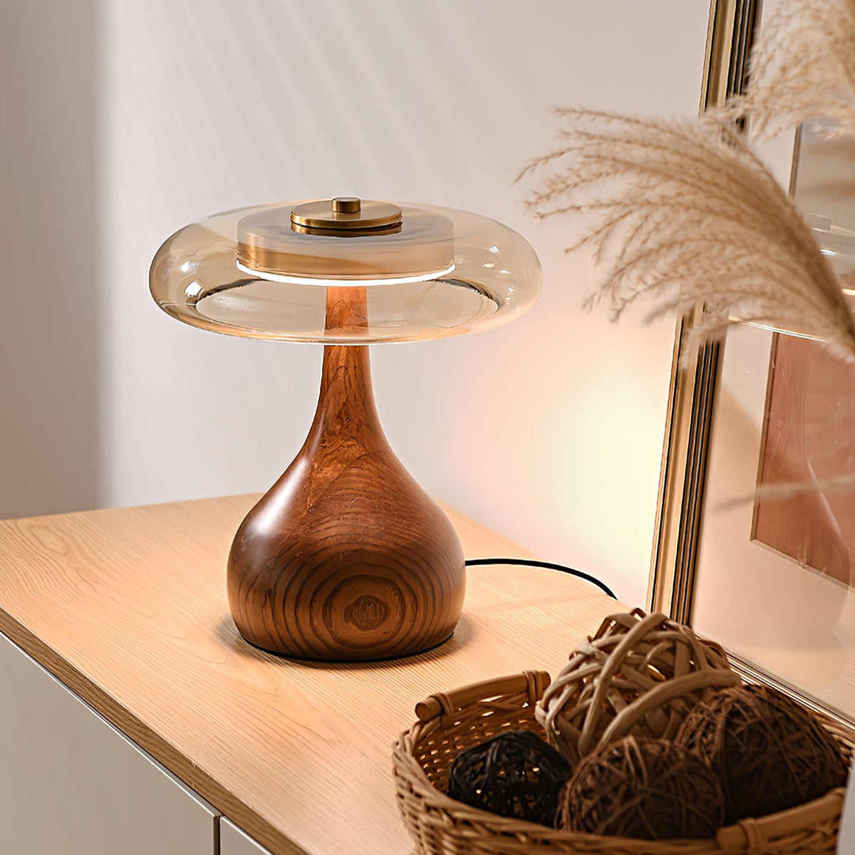 Table Lamp with Fabric Shade-Lighting > Table Lamps-casanuva-casanuva