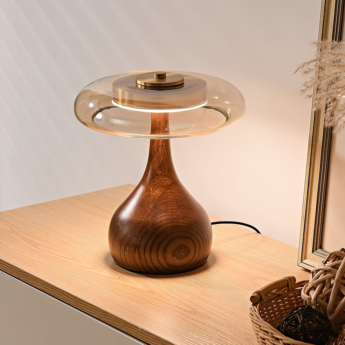 Table Lamp with Fabric Shade-Lighting > Table Lamps-casanuva-casanuva
