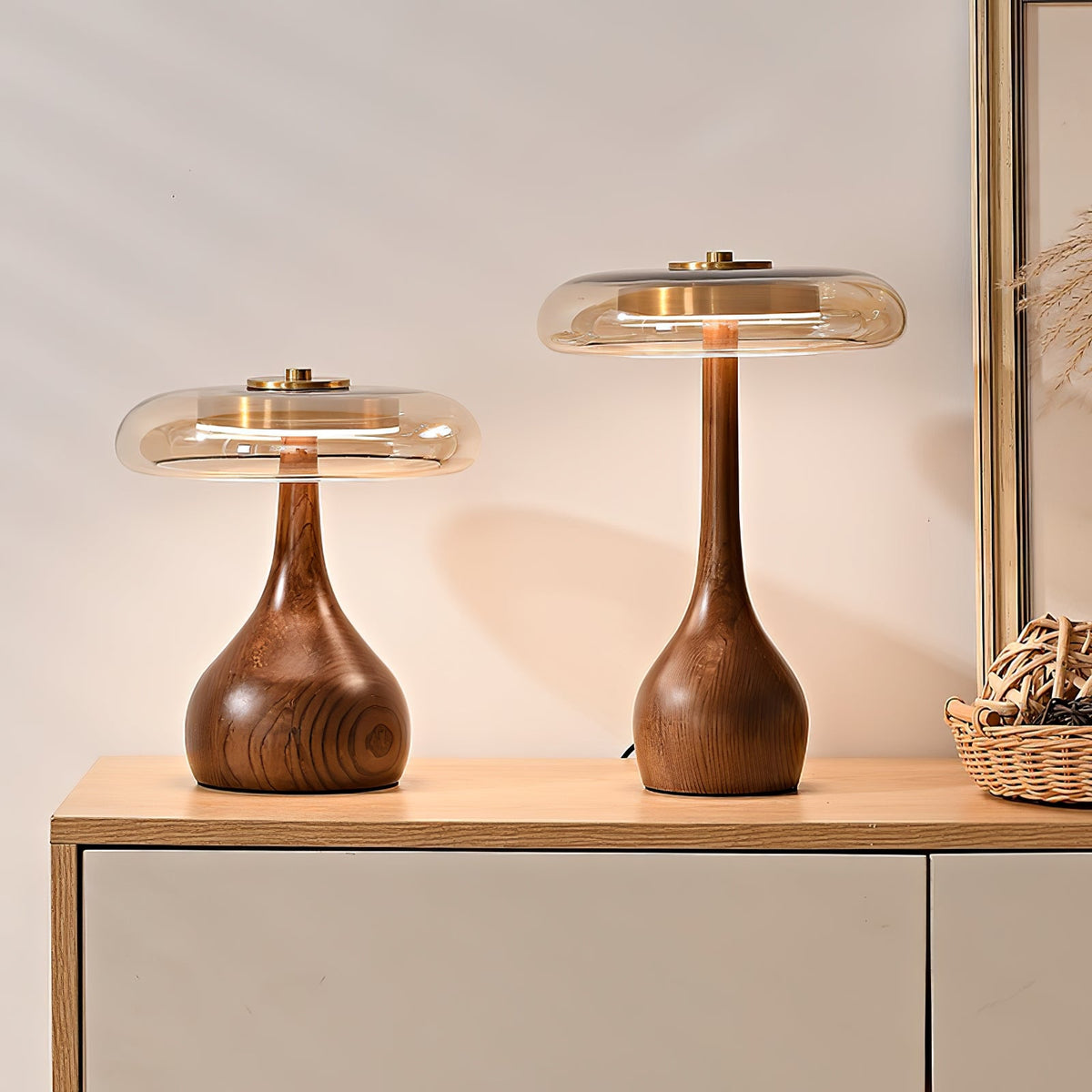 Table Lamp with Fabric Shade-Lighting > Table Lamps-casanuva-casanuva