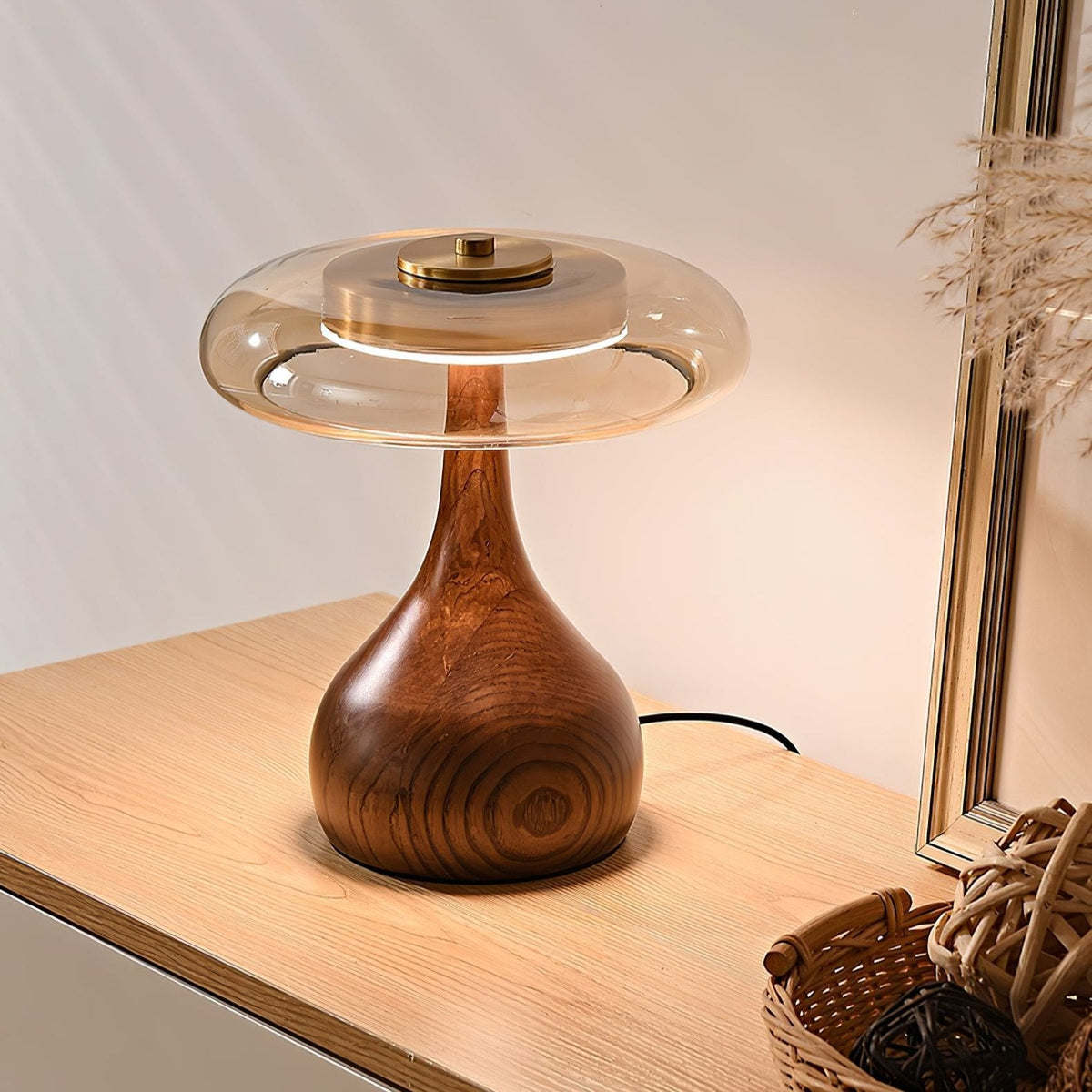 Table Lamp with Fabric Shade-Lighting > Table Lamps-casanuva-casanuva