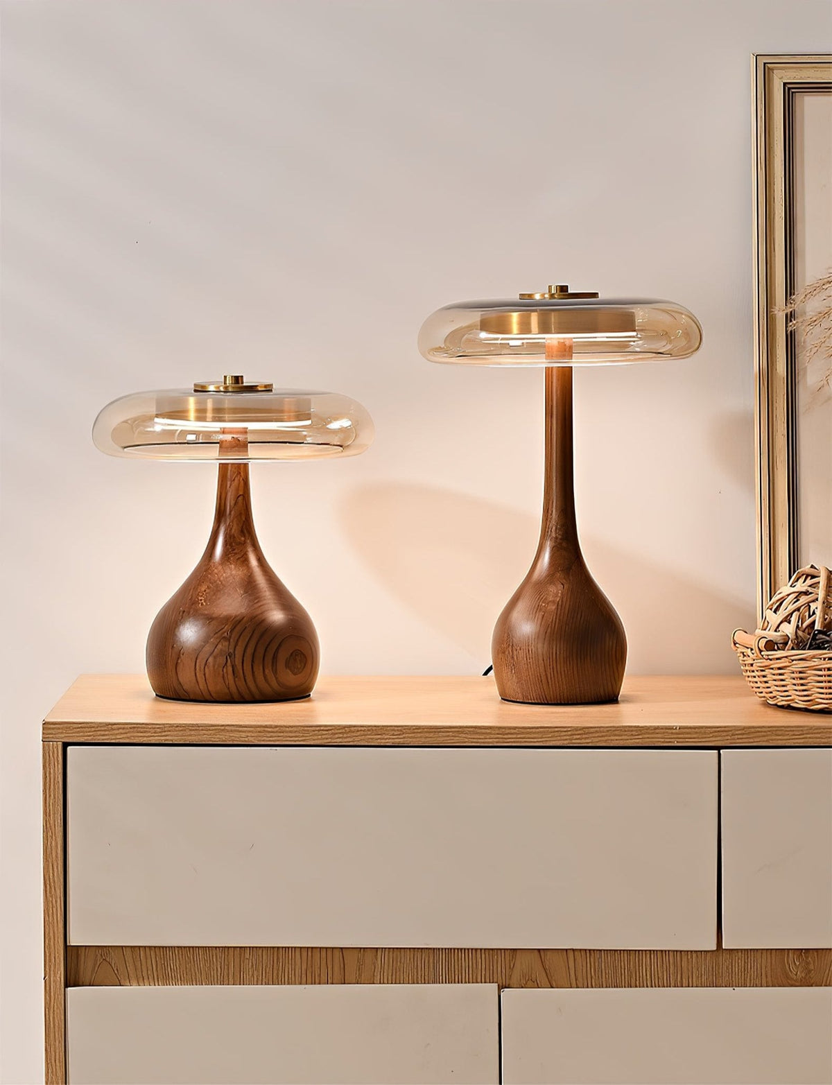 Table Lamp with Fabric Shade-Lighting > Table Lamps-casanuva-casanuva