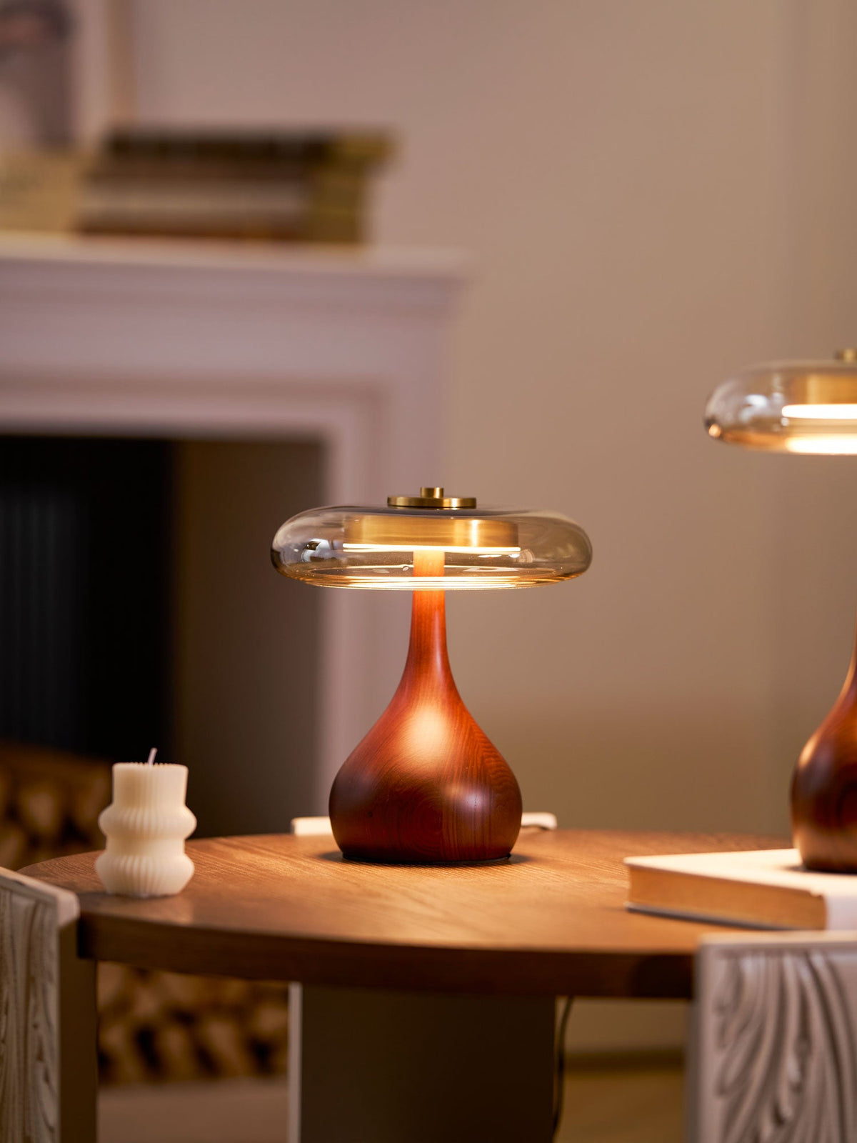 Table Lamp with Fabric Shade-Lighting > Table Lamps-casanuva-casanuva