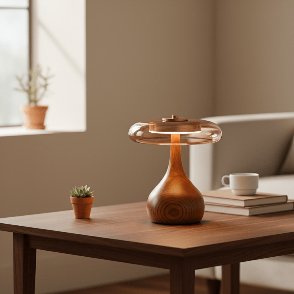 Table Lamp with Fabric Shade-Lighting > Table Lamps-casanuva-casanuva