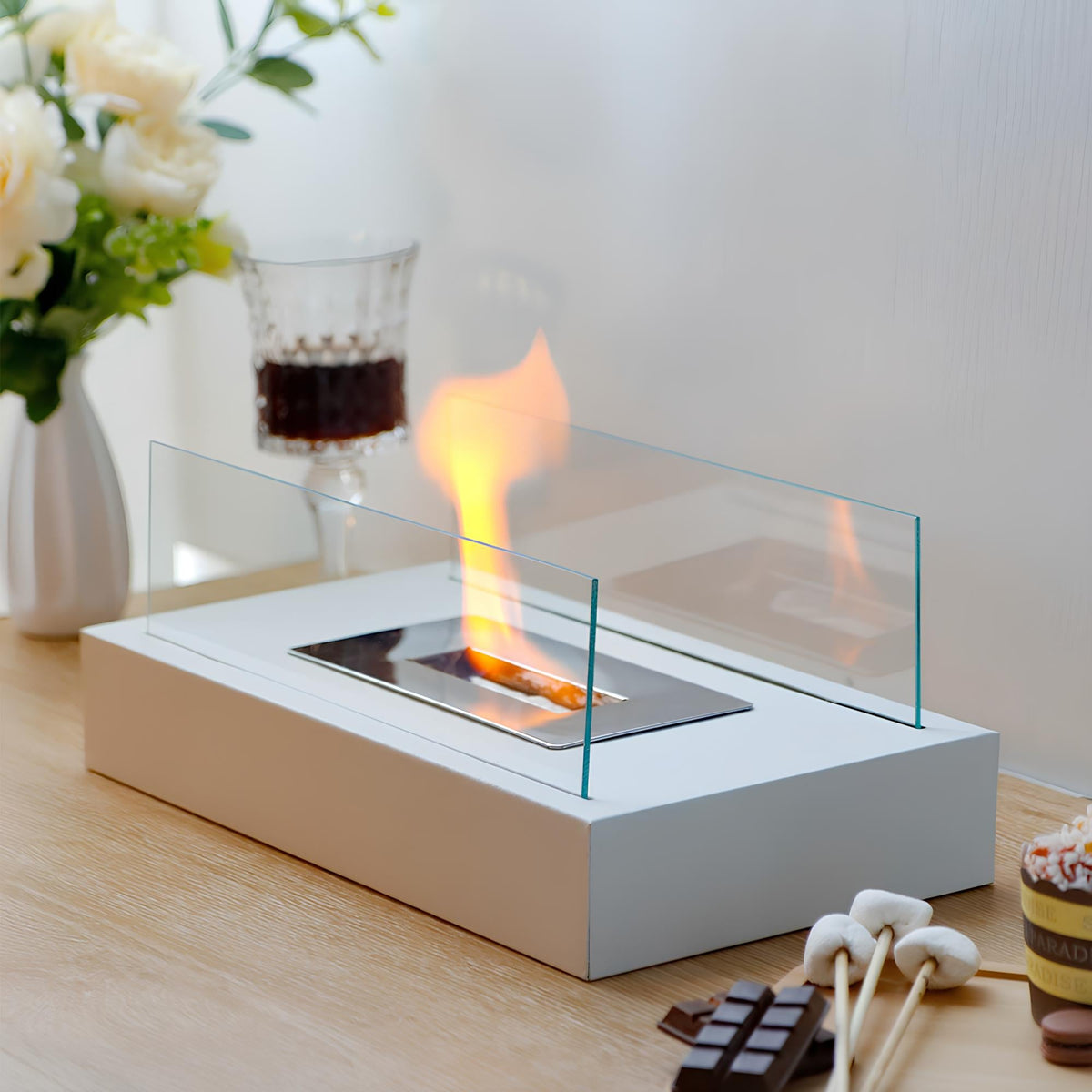 Tabletop Fireplace Everlasting Flame-Home Decor > Decorative Accessories-casanuva-casanuva