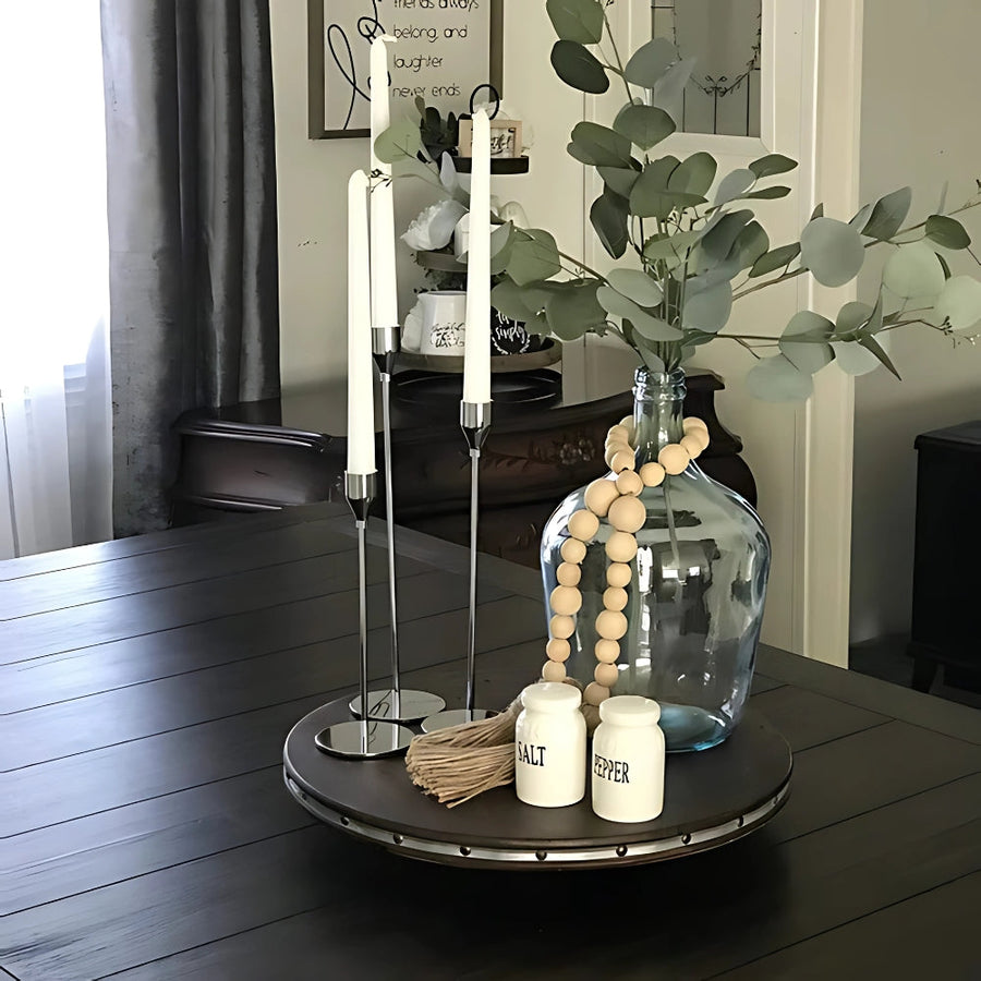 Tall Candle Holder Set in Chic Design-Home Decor > Candle Holders-casanuva-casanuva