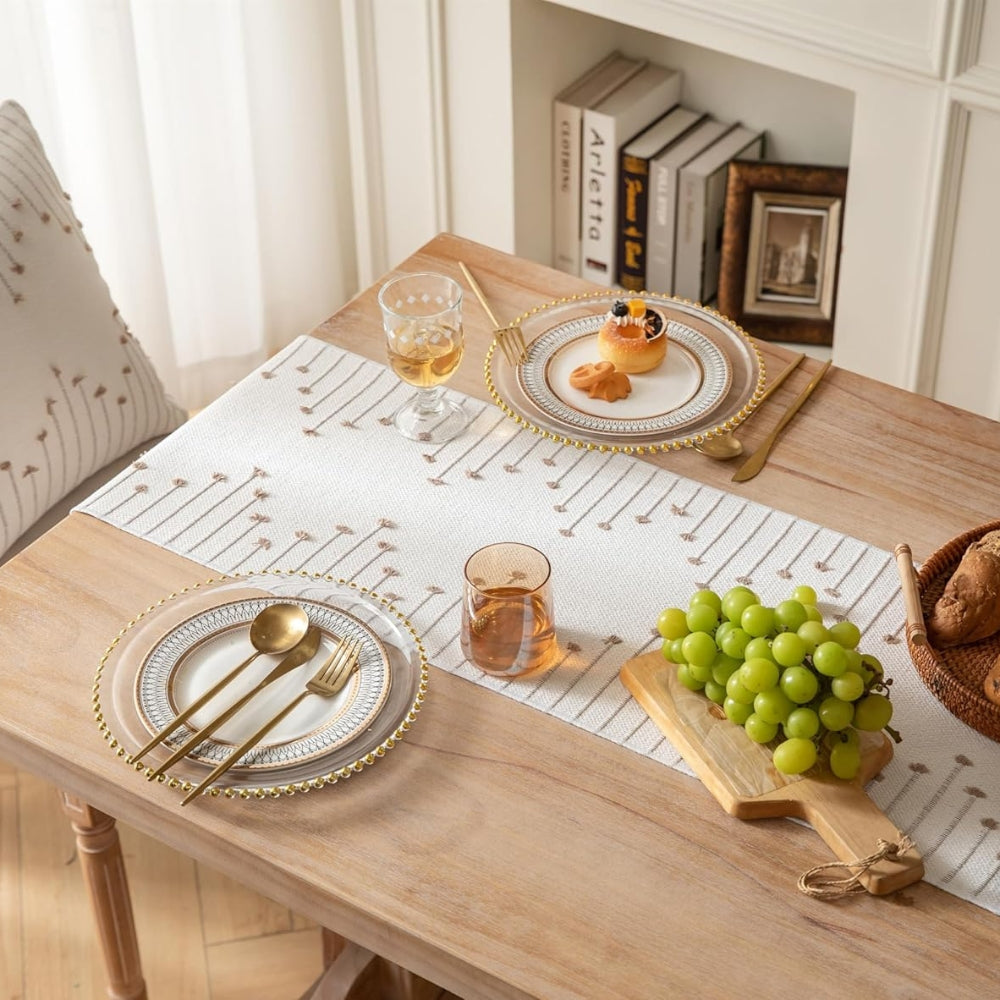 Tassel Table Runner Elegant Design-Covers & Textiles > Table Runners-casanuva-casanuva