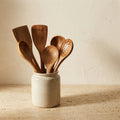 Teak Wood Kitchen Utensils Set-Kitchen & Dining > Cooking Utensils-casanuva-casanuva