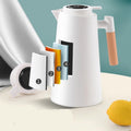 Thermal Jug with LED Temperature Display and Wooden Handle-Kitchen & Dining > Coffee & Tea-casanuva-casanuva