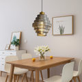 Tiered Glass Pendant Lamp-Lighting > Pendant Lights-casanuva-casanuva