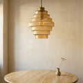 Tiered Glass Pendant Lamp-Lighting > Pendant Lights-casanuva-casanuva