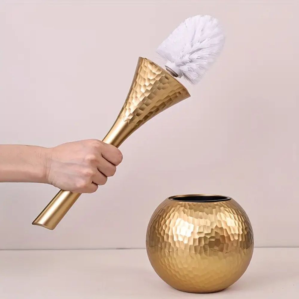 Toilet Brush Luxe Design Hygienic Cleaning Tool-Bedding & Bath > Bathroom Accessories-casanuva-casanuva