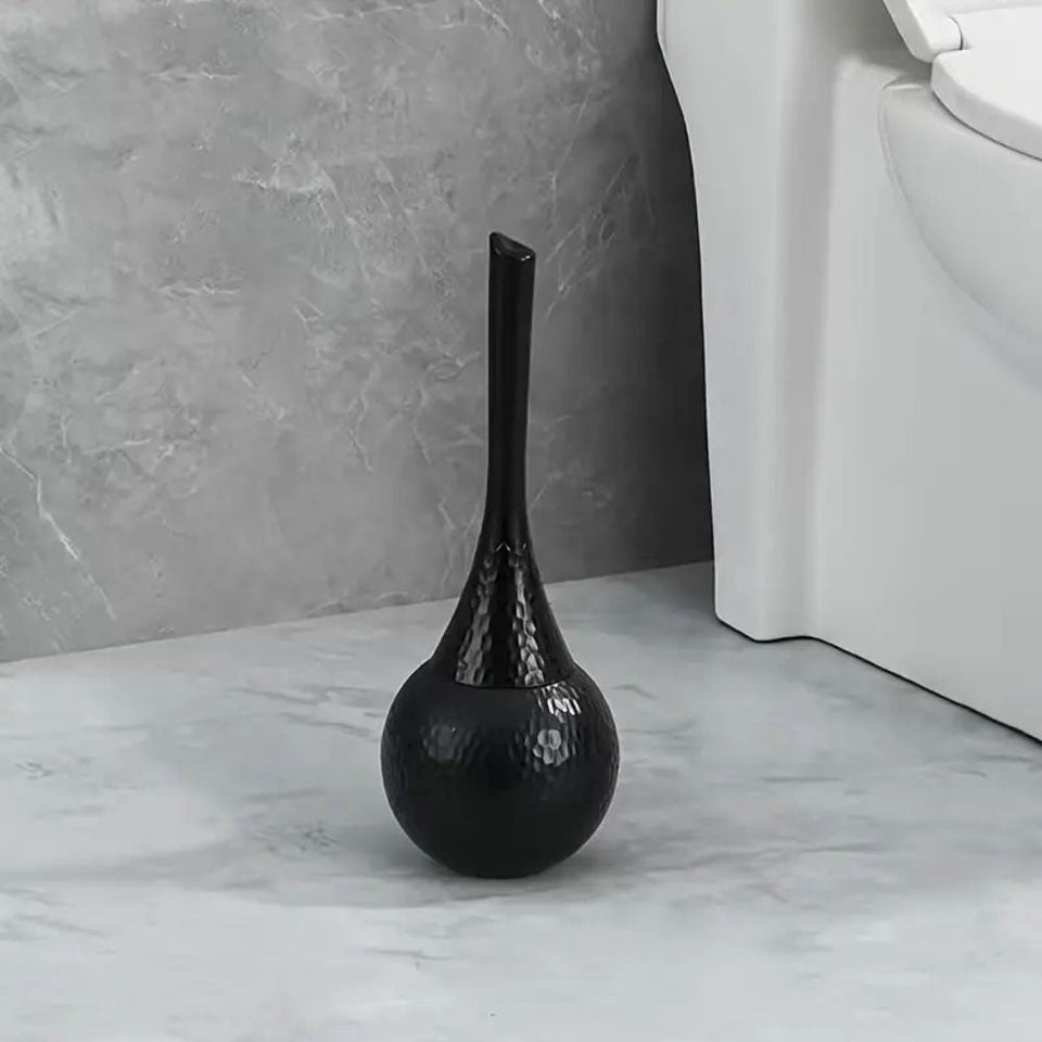 Toilet Brush Luxe Design Hygienic Cleaning Tool-Bedding & Bath > Bathroom Accessories-casanuva-Black Luxe-casanuva