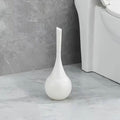 Toilet Brush Luxe Design Hygienic Cleaning Tool-Bedding & Bath > Bathroom Accessories-casanuva-Ivory Pearl-casanuva