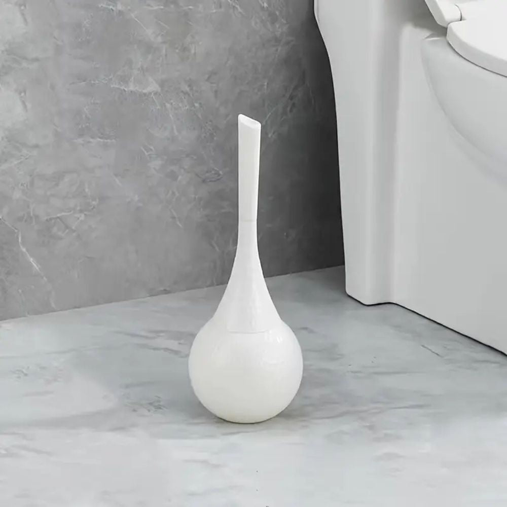 Toilet Brush Luxe Design Hygienic Cleaning Tool-Bedding & Bath > Bathroom Accessories-casanuva-Ivory Pearl-casanuva