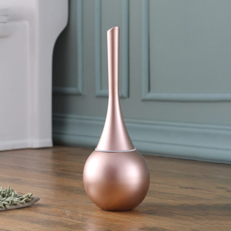 Toilet Brush with Hygienic Design and Elegant Finish-Bedding & Bath > Bathroom Accessories-casanuva-Copper-casanuva