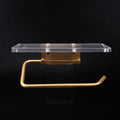 Toilet Paper Holder with Shelf Stylish Design-Bedding & Bath > Bathroom Accessories-casanuva-casanuva