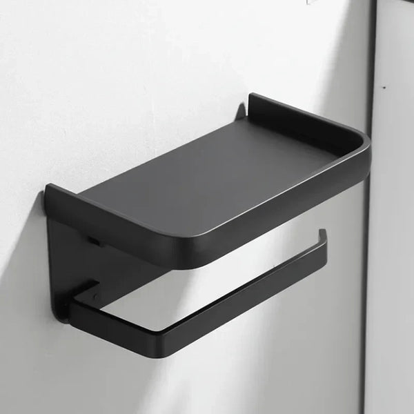 Toilet Paper Holder with Storage Shelf-Bedding & Bath > Bathroom Accessories-casanuva-casanuva
