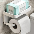 Toilet Paper Holder with Storage Shelf-Bedding & Bath > Bathroom Accessories-casanuva-casanuva