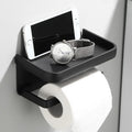 Toilet Paper Holder with Storage Shelf-Bedding & Bath > Bathroom Accessories-casanuva-casanuva