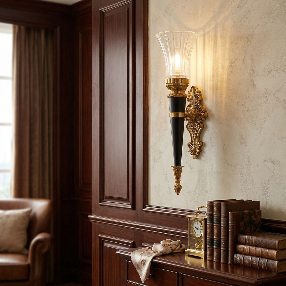 Torch Wall Lamp with Elegant Design-Lighting > Wall Lights-casanuva-casanuva