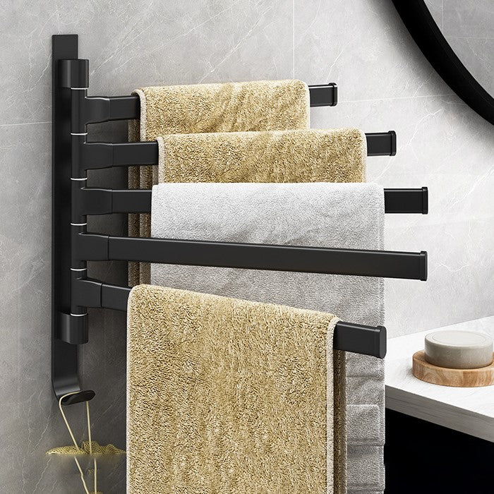 Towel Rack with 5 Arms for Stylish Bathroom Organization-Bedding & Bath > Bathroom Accessories-casanuva-casanuva