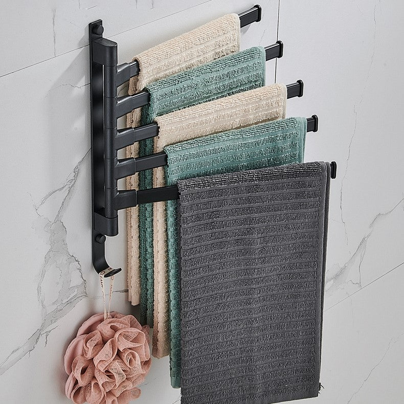 Towel Rack with 5 Arms for Stylish Bathroom Organization-Bedding & Bath > Bathroom Accessories-casanuva-casanuva