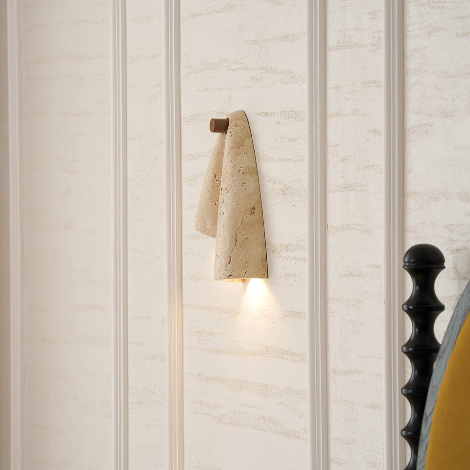 Travertine Wall Lamp-Lighting > Wall Lights-casanuva-casanuva