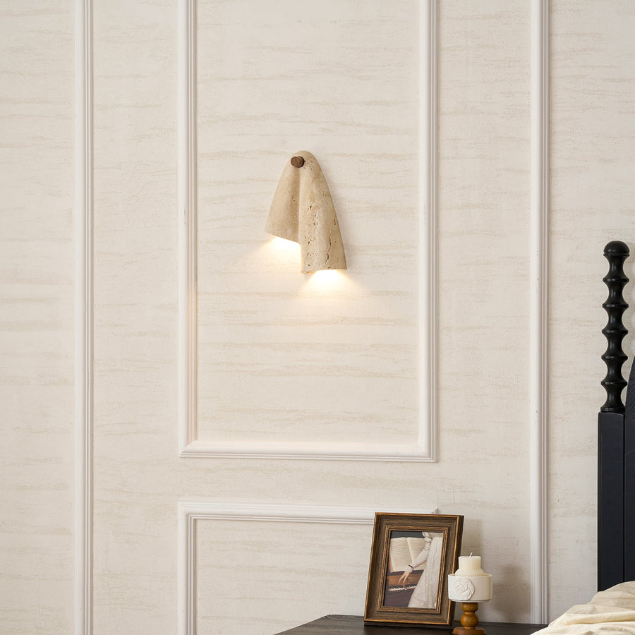 Travertine Wall Lamp-Lighting > Wall Lights-casanuva-casanuva