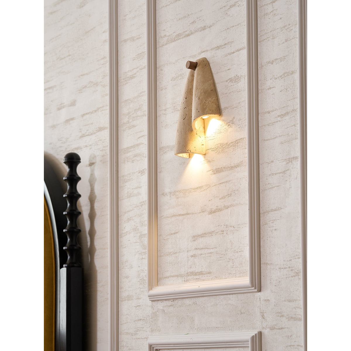 Travertine Wall Lamp-Lighting > Wall Lights-casanuva-casanuva
