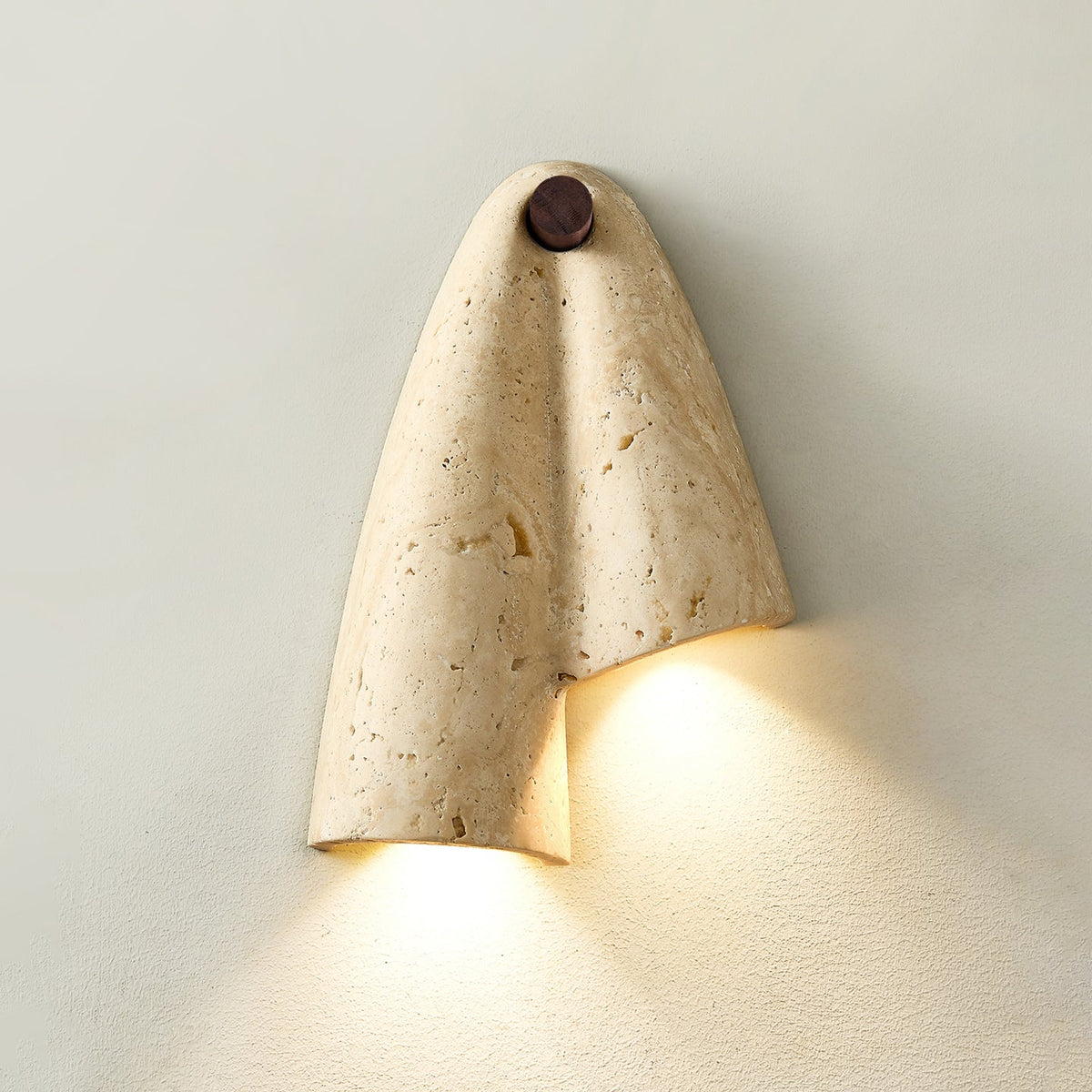 Travertine Wall Lamp-Lighting > Wall Lights-casanuva-casanuva