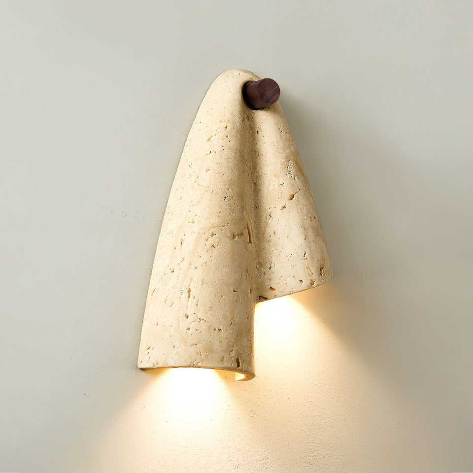 Travertine Wall Lamp-Lighting > Wall Lights-casanuva-casanuva
