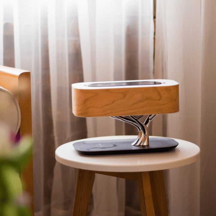 Tree of Life Lamp with Wireless Charger and Bluetooth Speaker-Lighting > Table Lamps-casanuva-casanuva