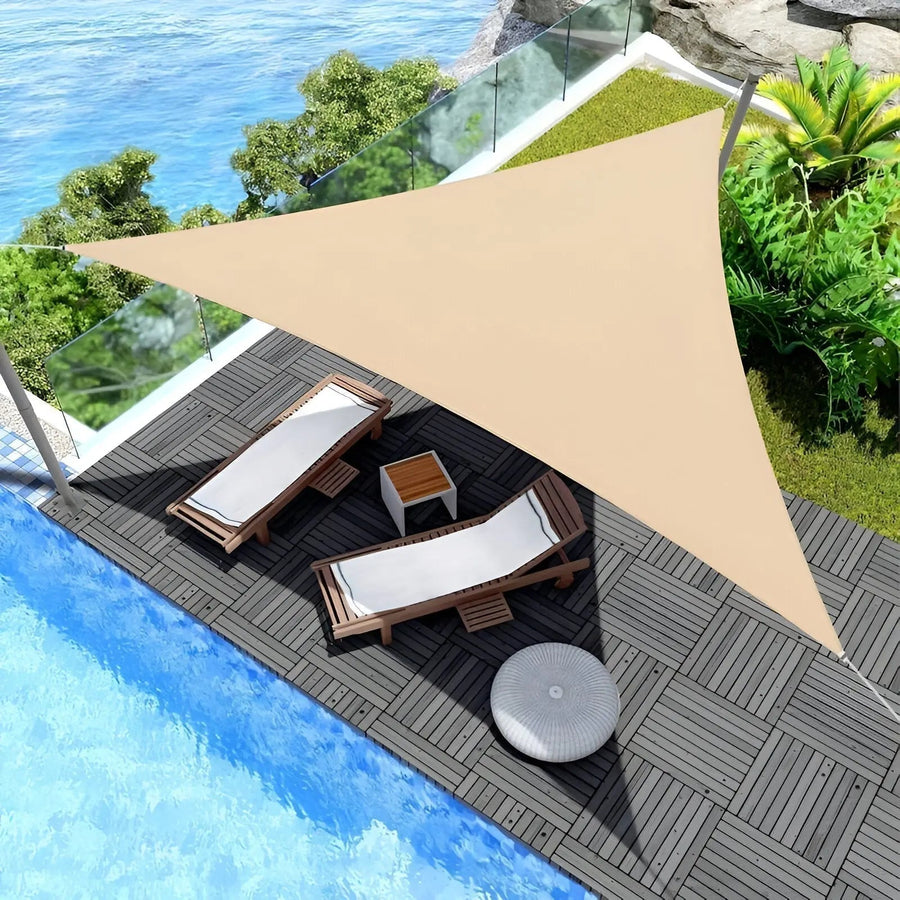 Triangular Sun Shade AeriCover™ Outdoor Canopy Protection-Home Decor > Decorative Accessories-casanuva-200×200×200 cm-casanuva