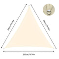 Triangular Sun Shade AeriCover™ Outdoor Canopy Protection-Home Decor > Decorative Accessories-casanuva-casanuva