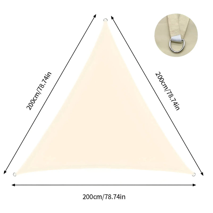 Triangular Sun Shade AeriCover™ Outdoor Canopy Protection-Home Decor > Decorative Accessories-casanuva-casanuva