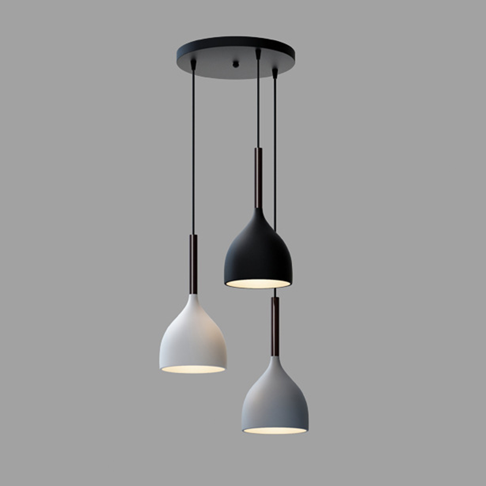 Triple Metal Ceiling Light Fixture-Lighting > Ceiling Lights-casanuva-casanuva