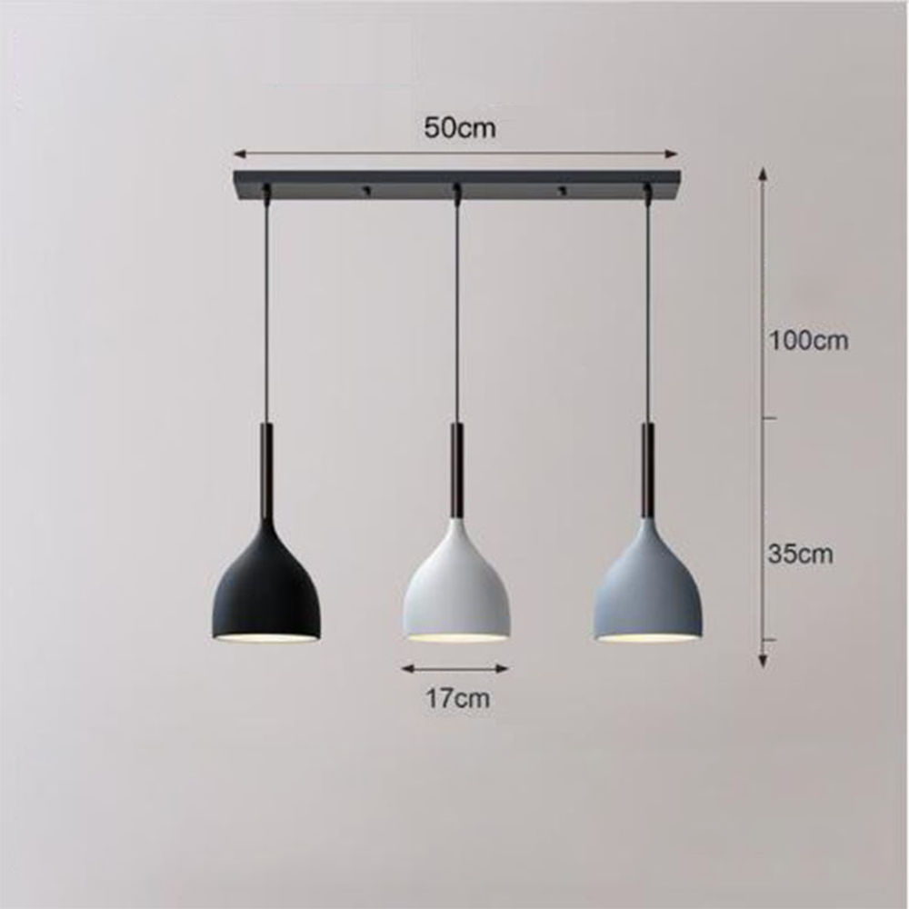 Triple Metal Ceiling Light Fixture-Lighting > Ceiling Lights-casanuva-casanuva