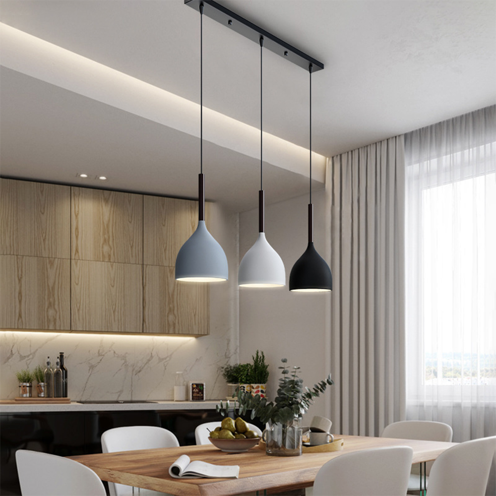 Triple Metal Ceiling Light Fixture-Lighting > Ceiling Lights-casanuva-casanuva