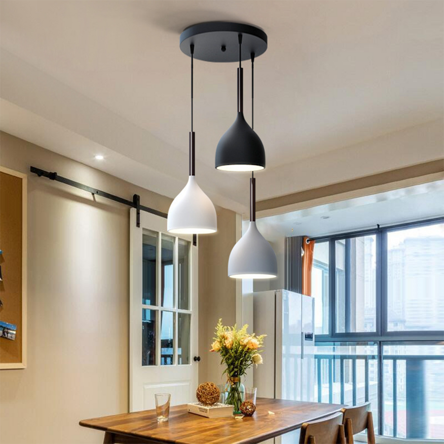 Triple Metal Ceiling Light Fixture-Lighting > Ceiling Lights-casanuva-casanuva