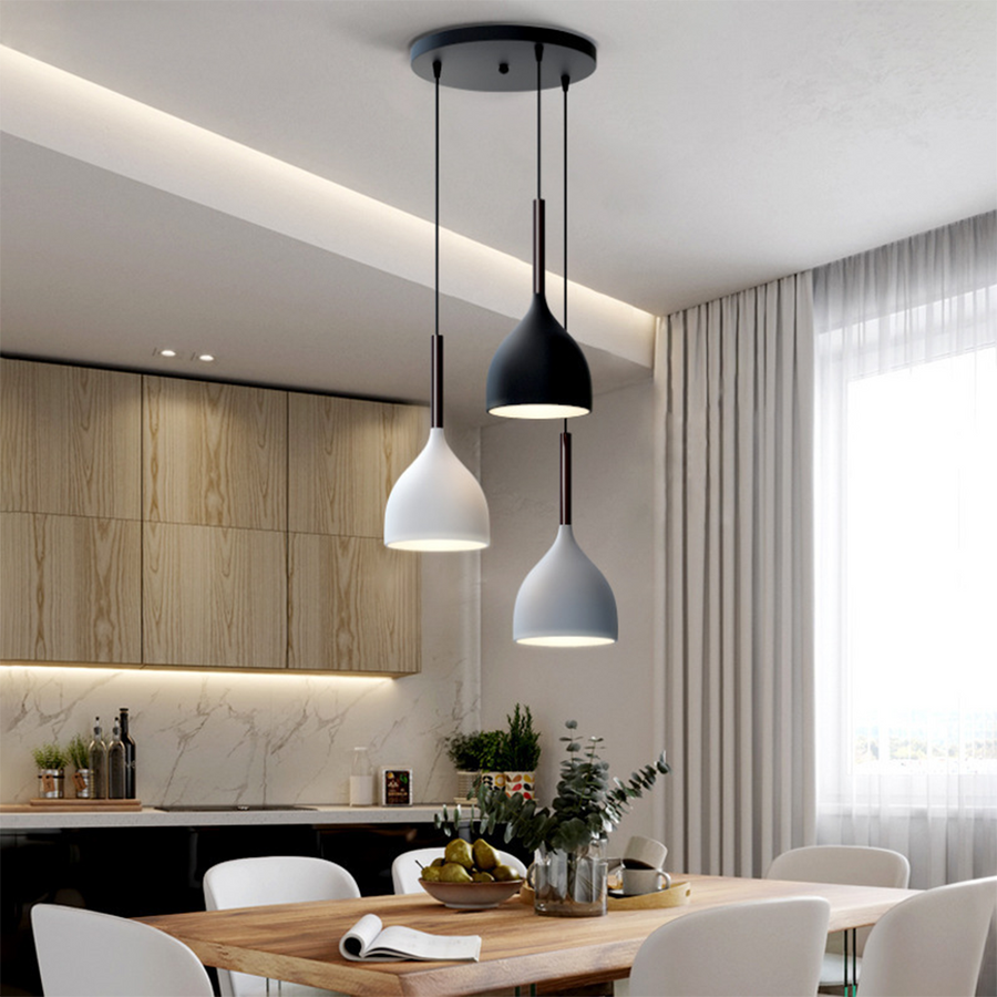 Triple Metal Ceiling Light Fixture-Lighting > Ceiling Lights-casanuva-casanuva