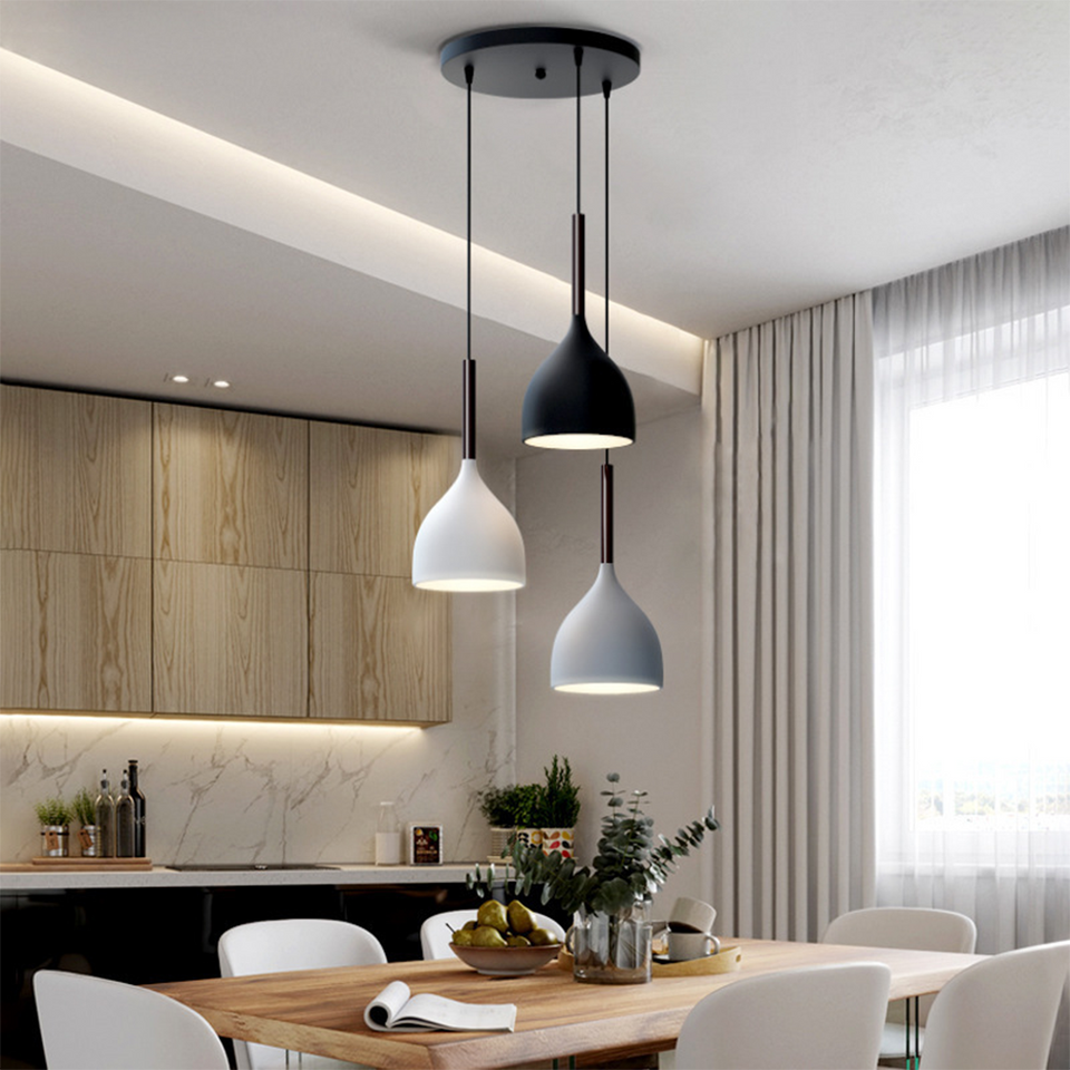 Triple Metal Ceiling Light Fixture-Lighting > Ceiling Lights-casanuva-casanuva
