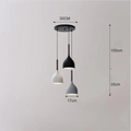Triple Metal Ceiling Light Fixture-Lighting > Ceiling Lights-casanuva-casanuva