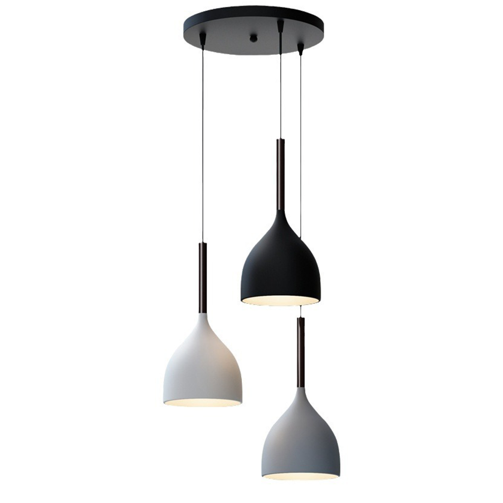 Triple Metal Ceiling Light Fixture-Lighting > Ceiling Lights-casanuva-casanuva