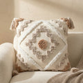 Tufted Bohemian Pillow Cover-Covers & Textiles > Cushion Covers-casanuva-casanuva