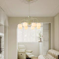 Tulip Matcha Chandelier Light Fixture-Lighting > Chandeliers & Pendant Lights-casanuva-casanuva