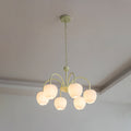 Tulip Matcha Chandelier Light Fixture-Lighting > Chandeliers & Pendant Lights-casanuva-casanuva