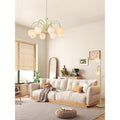 Tulip Matcha Chandelier Light Fixture-Lighting > Chandeliers & Pendant Lights-casanuva-casanuva