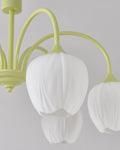 Tulip Matcha Chandelier Light Fixture-Lighting > Chandeliers & Pendant Lights-casanuva-casanuva